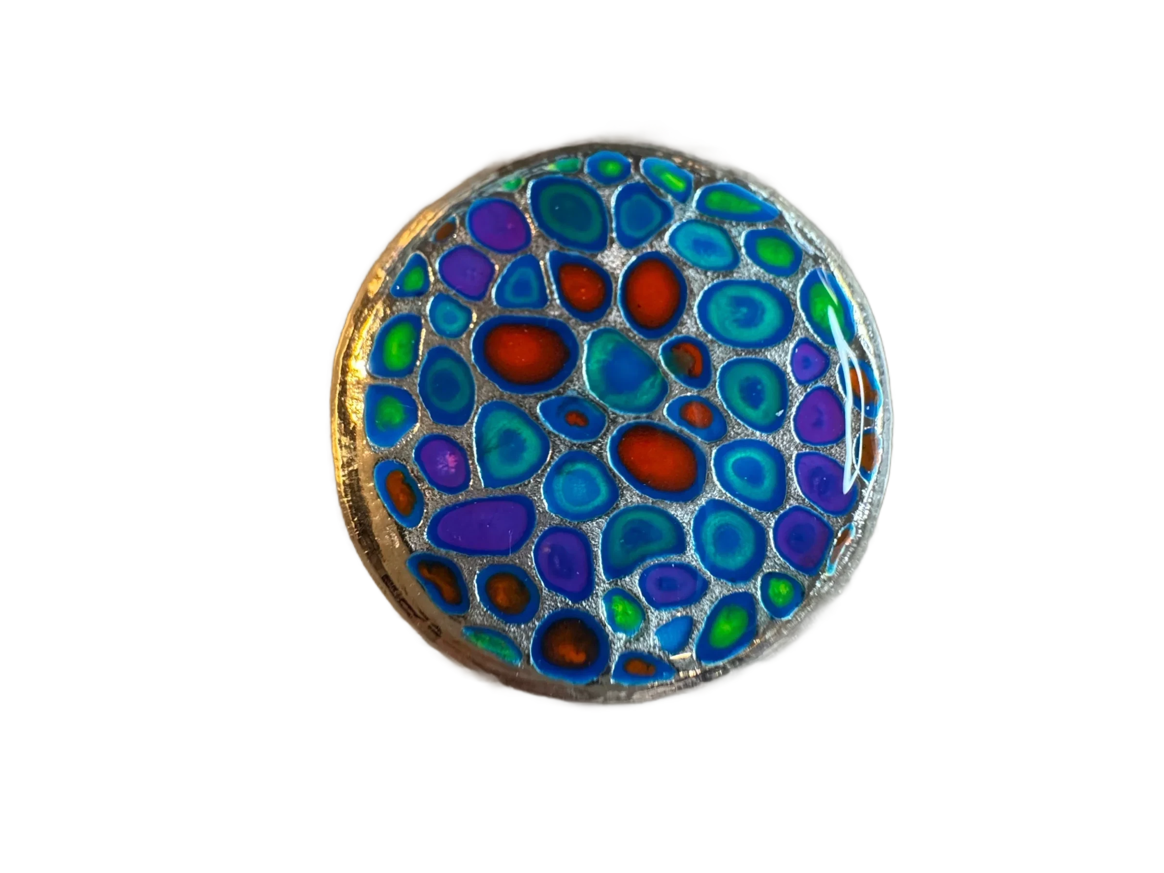 Glow-in-Dark Enameled Prototype Round