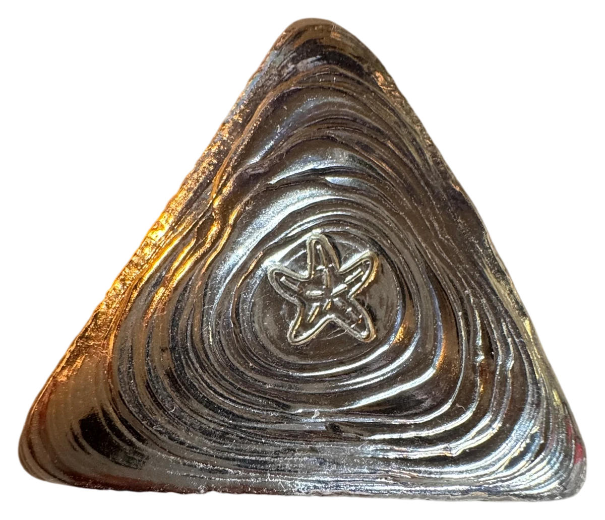Starfish Silverworks Hammered Triangle