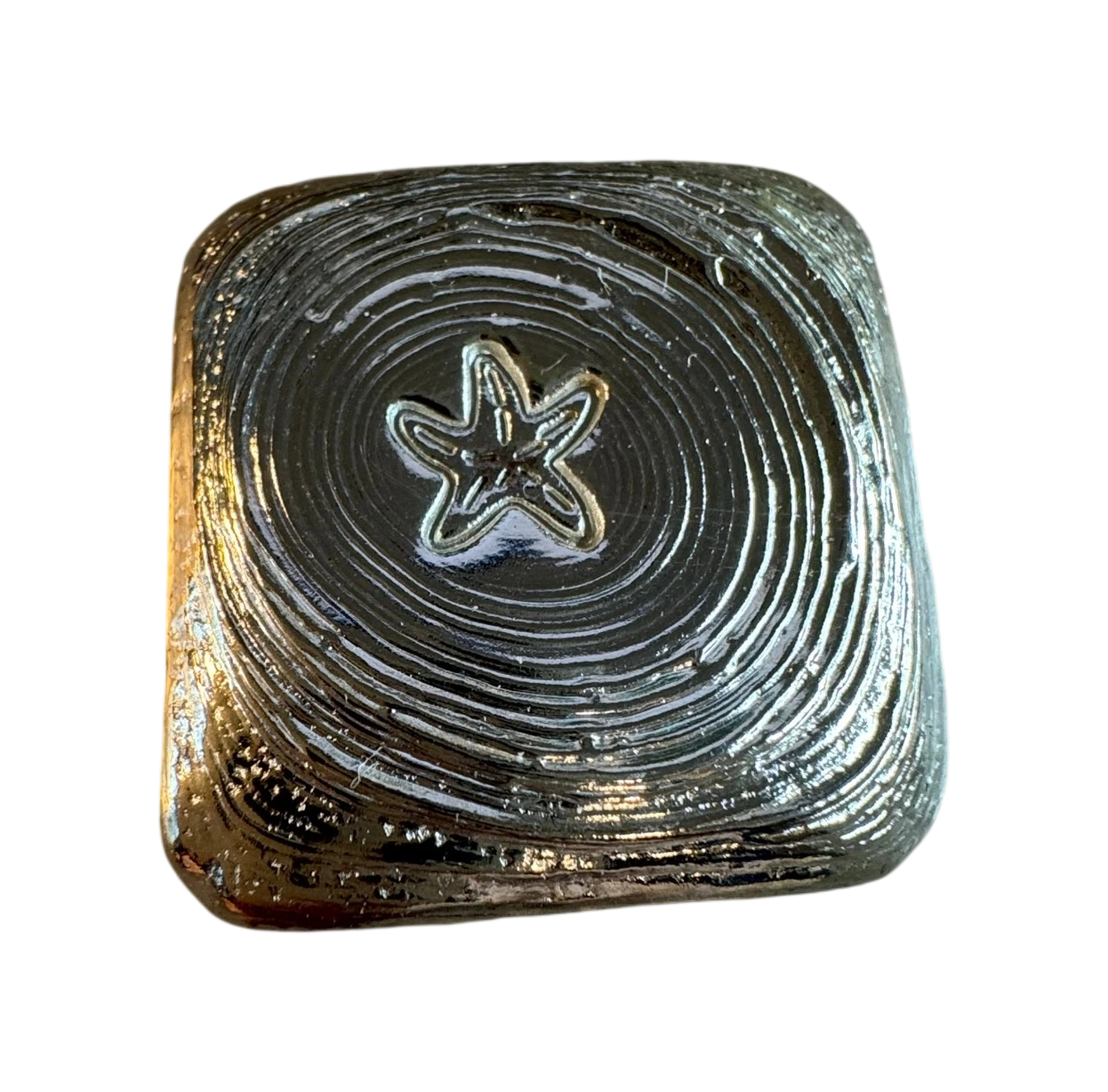 Starfish Silverworks Poured Starfish Cube 2/5