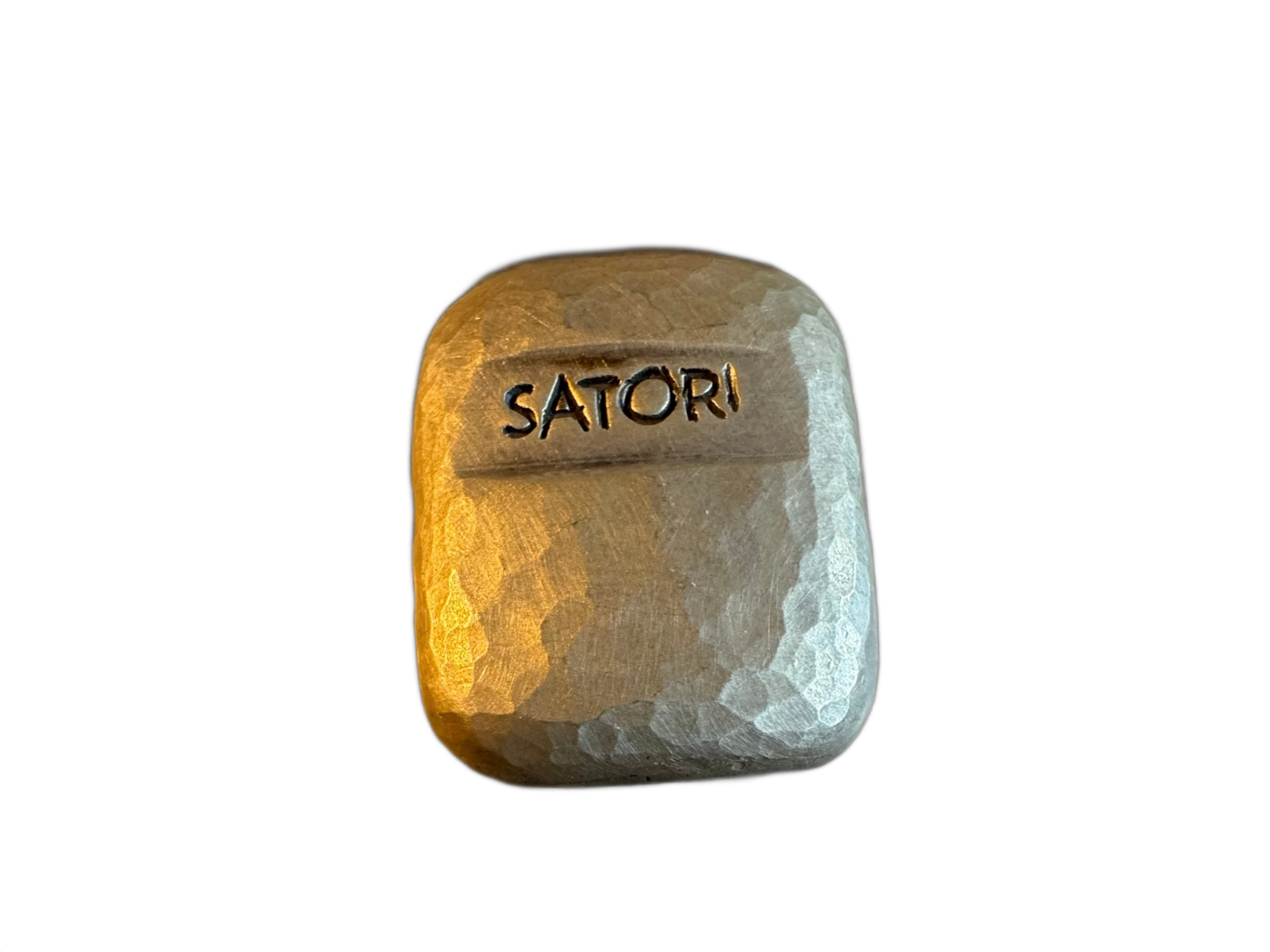 Satori Hammered Silver Bar